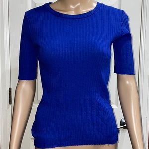 ❤️Simple Blue Round Neck Top